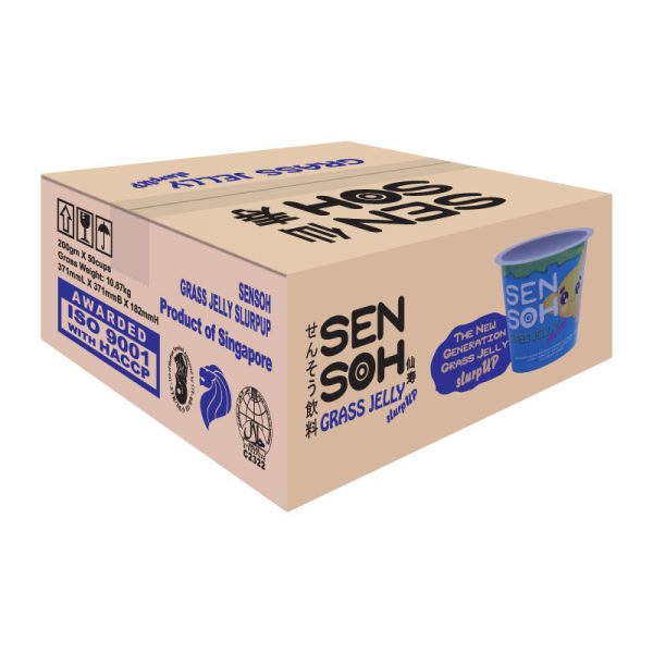 Sensoh grass jelly drink 50 cups carton