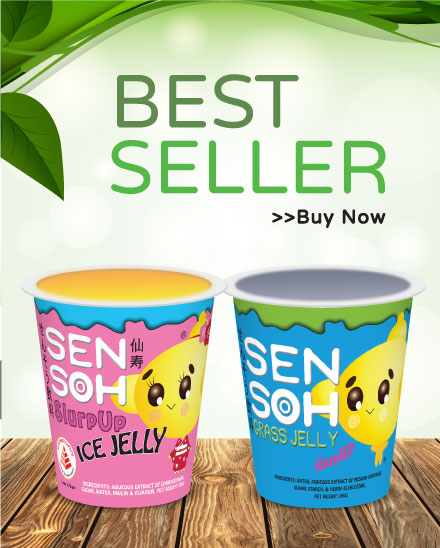 Tan soon mui Sensoh grass jelly promotion